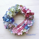 紫陽花のリース