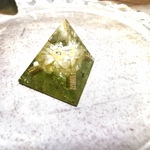 ☆ペリドットのオルゴナイト☆パワーストーン☆お守り☆風水☆キーホルダー☆天然石