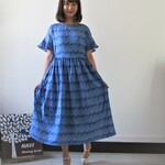Wガーゼのふんわりクローバーのワンピース