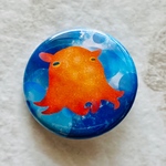 ぷかぷかメンダコの缶バッジ