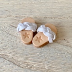 [完成品] オビツ11 ミディブライス サンダル【白】⭐️刻印