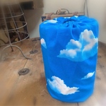 再販×2☆ミルク缶カバー☆ポットン落としに☆雲☆クラウド☆元保育士ママ☆手作りおもちゃ☆