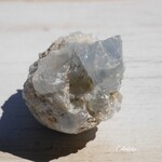 天然石セレスタイト(マダガスカル産)約100g約50mm 原石結晶クラスター 天青石鉱物テラリウム素材インテリアサックスブルー[ce-200608-01]