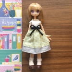 送料無料 ウエストリボンの上品ワンピース  (No.008)