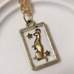 金古美フェレットくん  ロングネックレスネックレス