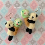 アイスパンダのピアス