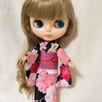 ブライス、リカちゃんサイズ浴衣