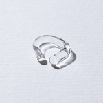 〔millmill〕ガラスイヤーカフ　c7