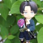 小人のおみやげ　～赤紫のあじさい～　ミニ布花紫陽花