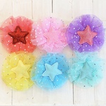 ▪︎240▪︎  星とチュールのアップリケ ▪︎ ゆめかわ キッズ向けヘアアクセサリー素材としても モチーフ