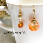 〜瞬〜 蝶   アシンメトリーピアス//イヤリング