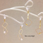 square elegant ノンホールピアス＊再販＊