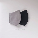 new夏マスク(子供用)　フィルターポケット付き立体マスク　「Cotton 100%」シックカラー