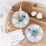 夏季限定✤ メッセージラベル可能♪ アロマワックスサシェ  ボタニカル・アクアリング【summer beach】