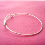 ホワイトシルバーブレスレット 65mm 5個[4582434304184] 