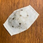 夏もこれで乗り切りたい(;´Д｀)レースの多機能マスク（ 薄茶 ）少し小さ目