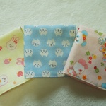 ミニガーゼハンカチ３枚セット（１６×１６）