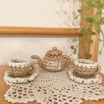 麻紐ティーセット
