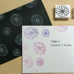 消しゴムはんこ★お花はんこ2つセット
