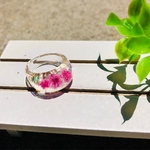 レジン　クリアリング　ピンク