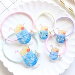 夏色＊きらきらクリームソーダのお揃いヘアゴム