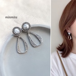 ✴︎NEW!✴︎しずくフープとホワイトターコイズ風シルバープレートピアス＆イヤリング