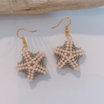 𓇼スターフィッシュ𓇼 ビーズステッチ  ピアス