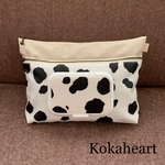 再再・・販☆おむつ&おしりふきケース☆牛柄☆オムツポーチ☆ノーマルビタット