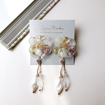 （ピアス） Flower motif