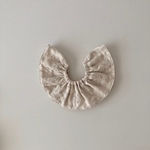 flower frill bib