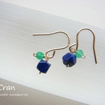 K14gf:*mini*ピアス ラピスラズリ