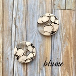 再販22【ビーズ】large flower beads #GG×WH