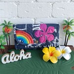 【T様専用ご予約ページ】ハワイアンキルト《RAINBOW&Aloha🌴 Ｂタイプ》マルチケース