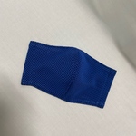 夏向け　速乾　キッズマスク 立体型（無地ブルー）