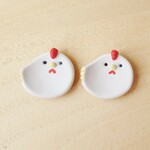 再販　ニワトリの箸置き(2個セット）