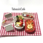 再販hand made  ミニチュア ドールハウス　ちびっ子のお弁当②