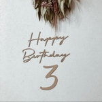 木製レターバナー　Happy Birthday ハッピーバースデー　お誕生日