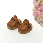 ＊送料無料＊mini☆mini ミニチュア サボサンダル⑰（キャメル）