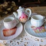 ミニチュア ティーセット　twinkle　cupcake