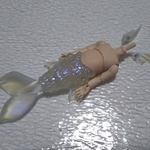 人魚素体 パール白/ホワイティ オビツ11サイズ　透明