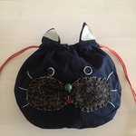 くろねこさんの巾着