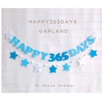 【再販】1歳用❁︎誕生日ガーランド ブルー