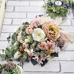 【kさまオーダー品】フリフリRoseのスワッグブーケ