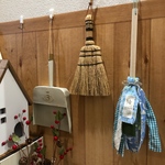 手作りはたきブルー送料込