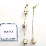 lane flowerピアス