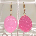 ドロップCandyピアス:) ベリー・ピーチ味