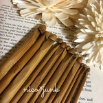 手に馴染む。。優しい手触り　竹製かぎ針１２本セット。。。１０ｍｍ～３ｍｍサイズ