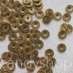 16pcs antique gold spacer beads 