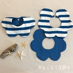 リバーシブルもくもくスタイ☁︎ボーダー×スカイブルー