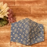 レースマスク＊ダンガリー ＊立体レースマスク ＊ダンガリーレース ＊おしゃれマスク